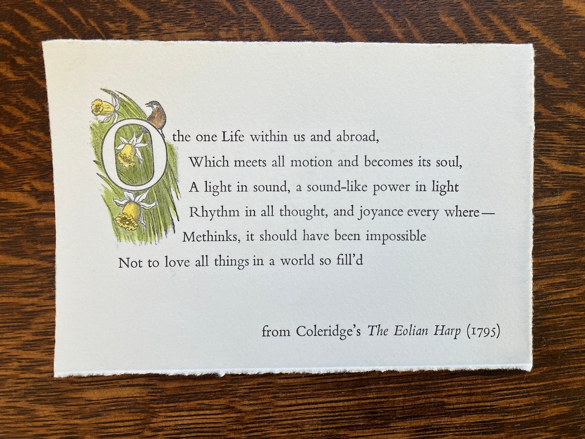 Coleridge - The Eolian Harp