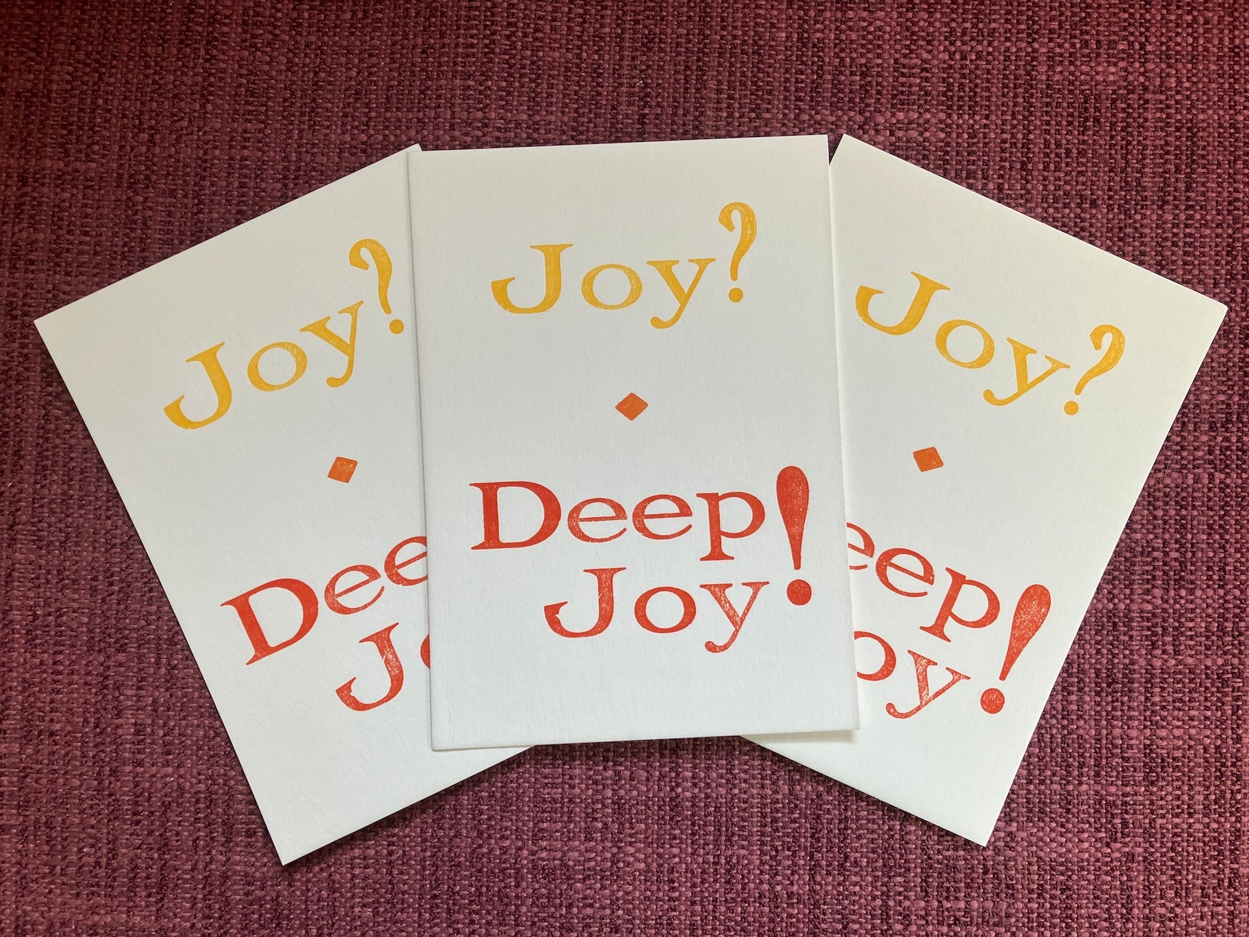 Deep Joy!