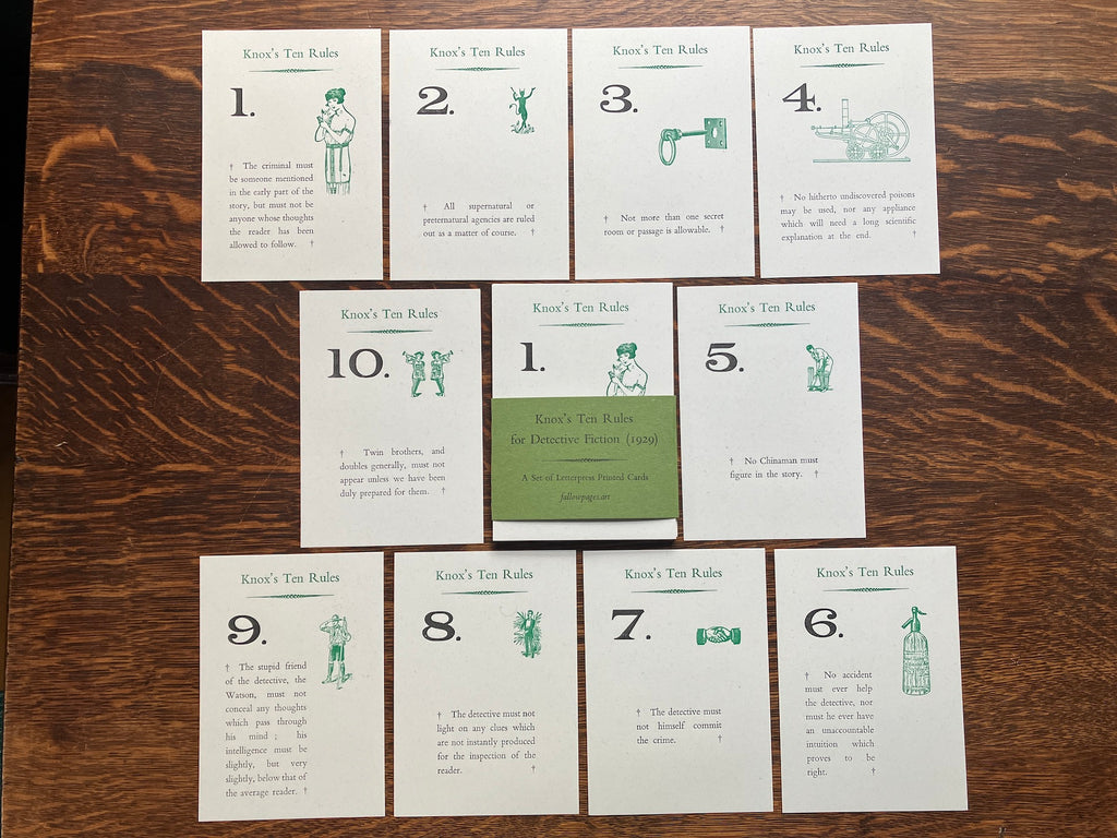 Knox's Ten Rules