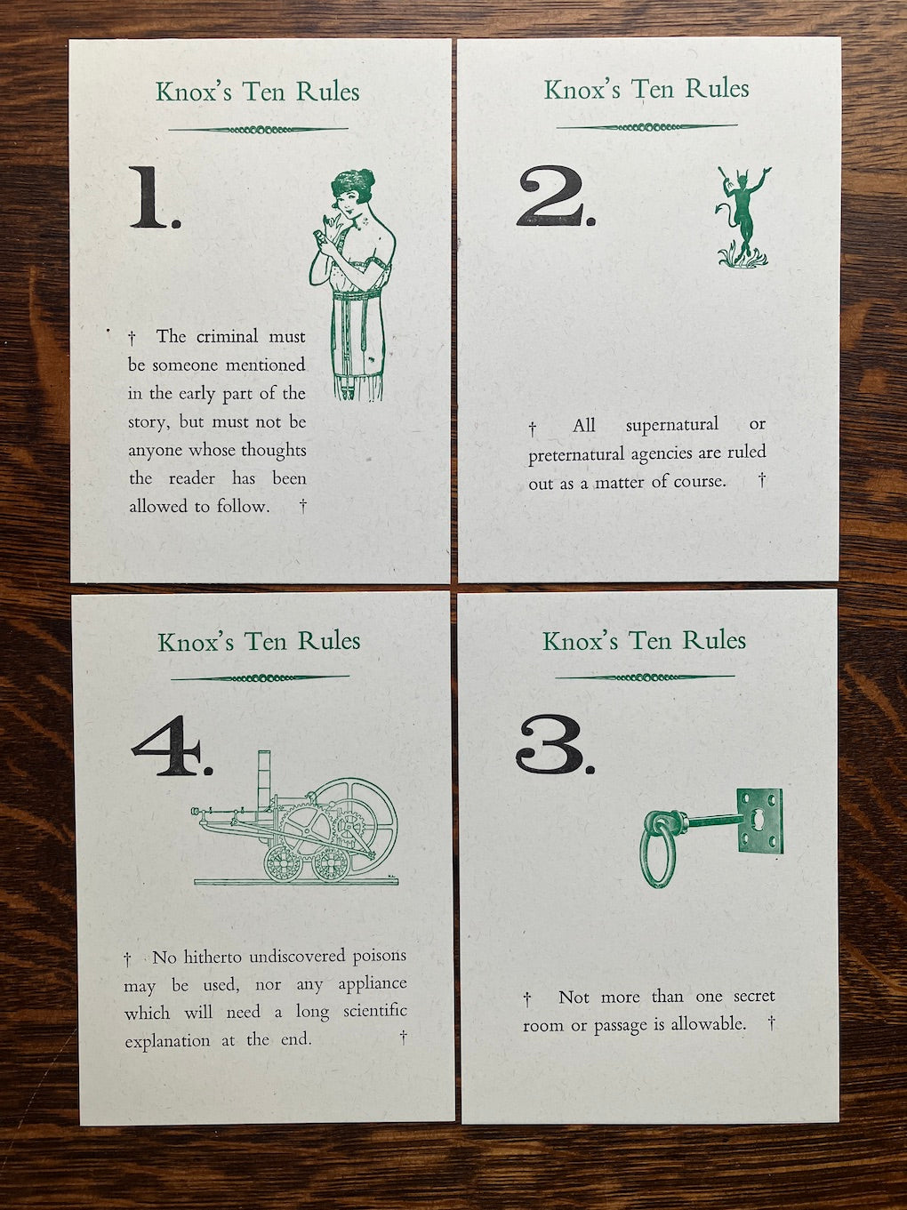 Knox's Ten Rules