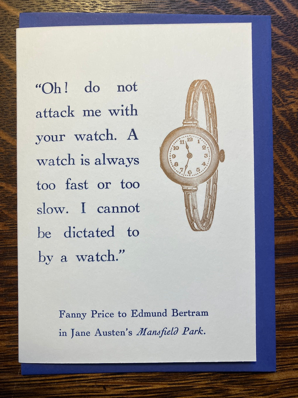 Do Not Attack Me With Your Watch!